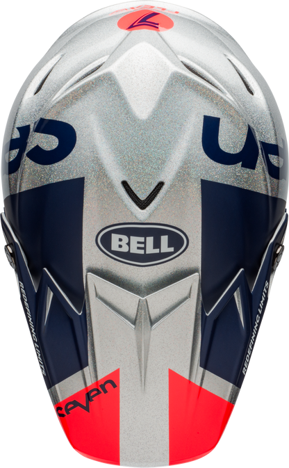 BELL MOTO-9 FLEX SEVEN GALAXY MATTE/GLOSS NAVY/SILVER HELMET