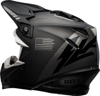 BELL MOTO-9 FLEX LE SLAYCO MATTE/GLOSS BLACK/GREY HELMET