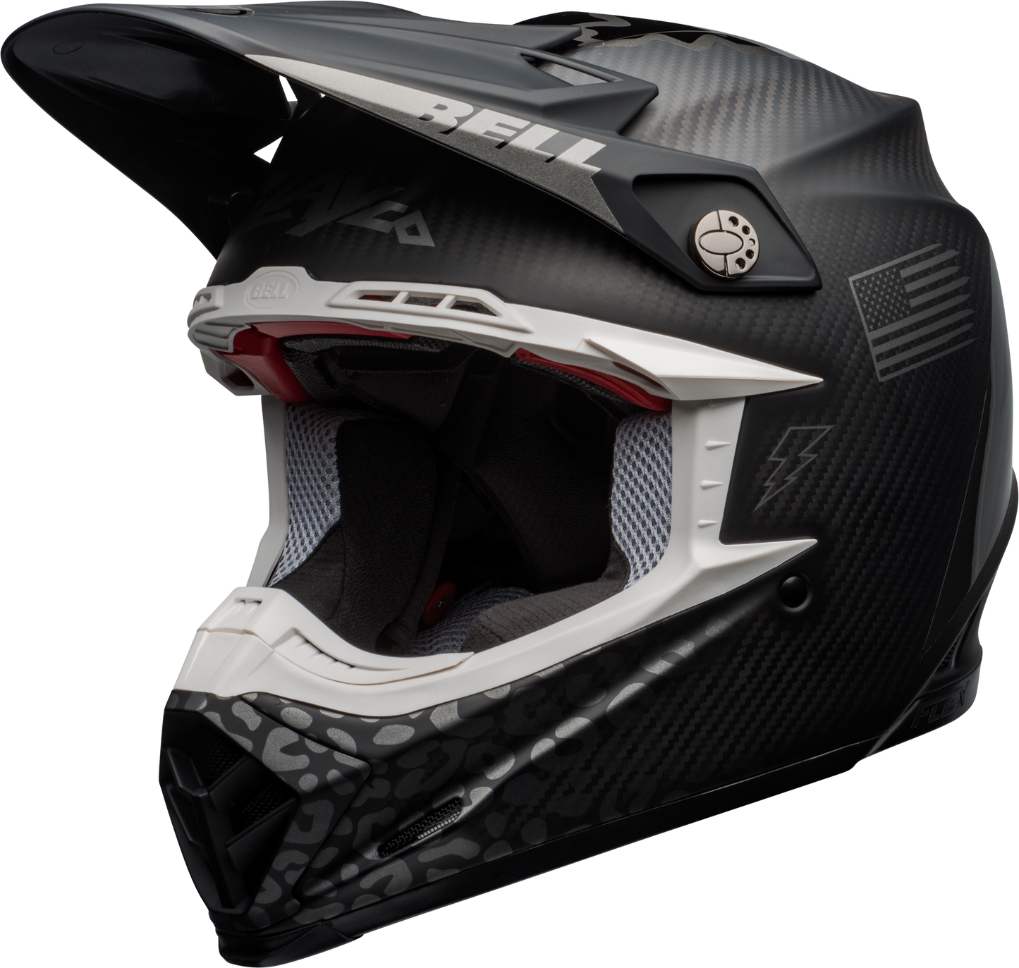 BELL MOTO-9 FLEX LE SLAYCO MATTE/GLOSS BLACK/GREY HELMET