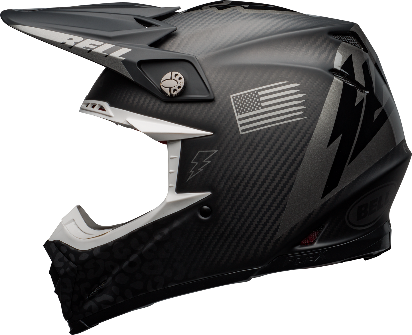 BELL MOTO-9 FLEX LE SLAYCO MATTE/GLOSS BLACK/GREY HELMET