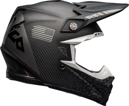 BELL MOTO-9 FLEX LE SLAYCO MATTE/GLOSS BLACK/GREY HELMET