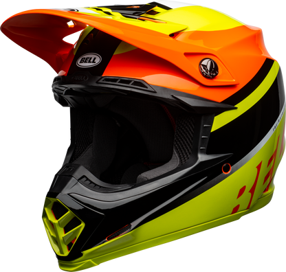 BELL MOTO-9 MIPS PROPHECY YELLOW/ORANGE/BLACK HELMET