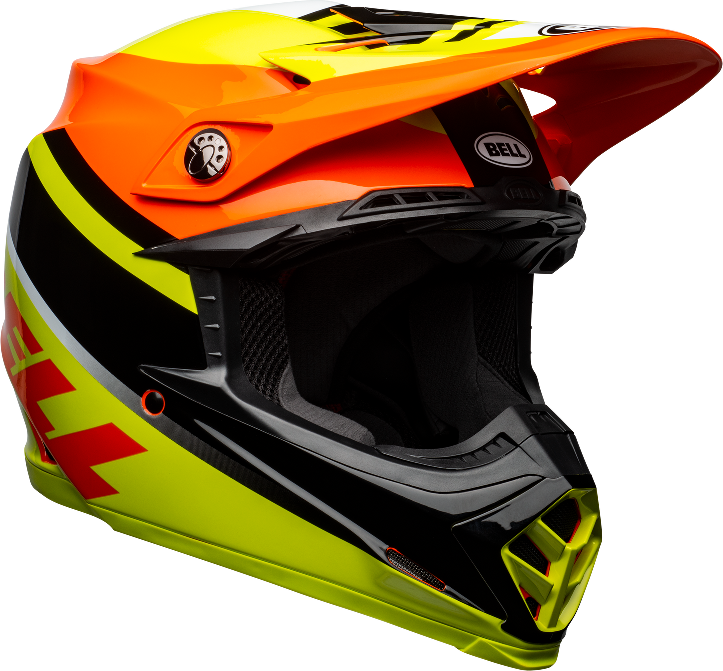 BELL MOTO-9 MIPS PROPHECY YELLOW/ORANGE/BLACK HELMET