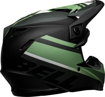 BELL MOTO-9 MIPS PROPHECY MATTE BLACK/DARK GREEN HELMET