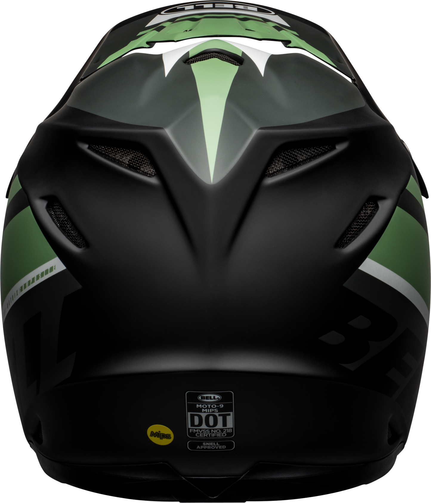 BELL MOTO-9 MIPS PROPHECY MATTE BLACK/DARK GREEN HELMET