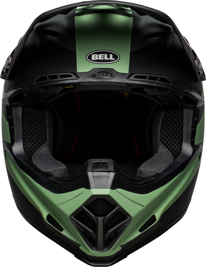 BELL MOTO-9 MIPS PROPHECY MATTE BLACK/DARK GREEN HELMET