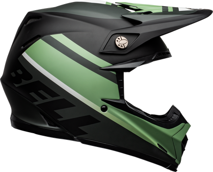 BELL MOTO-9 MIPS PROPHECY MATTE BLACK/DARK GREEN HELMET