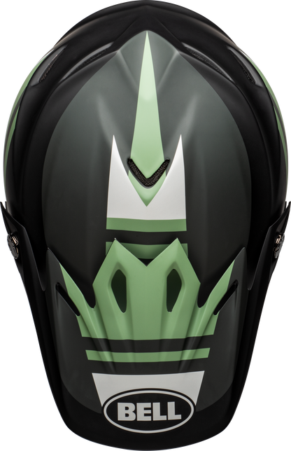 BELL MOTO-9 MIPS PROPHECY MATTE BLACK/DARK GREEN HELMET