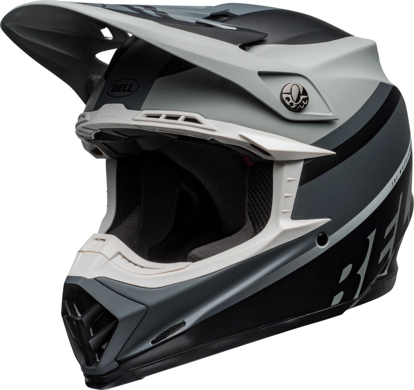 BELL MOTO-9 MIPS PROPHECY MATTE GREY/BLACK/WHITE HELMET