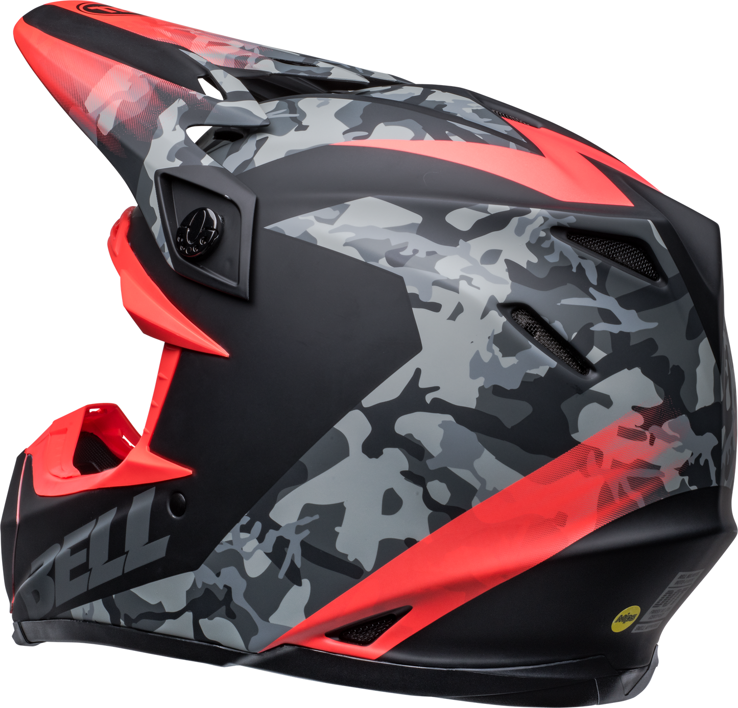 BELL MOTO-9 MIPS VENOM MATTE BLACK CAMO/INFRARED HELMET