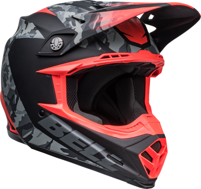 BELL MOTO-9 MIPS VENOM MATTE BLACK CAMO/INFRARED HELMET