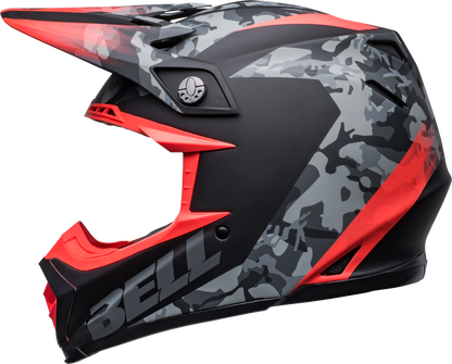 BELL MOTO-9 MIPS VENOM MATTE BLACK CAMO/INFRARED HELMET