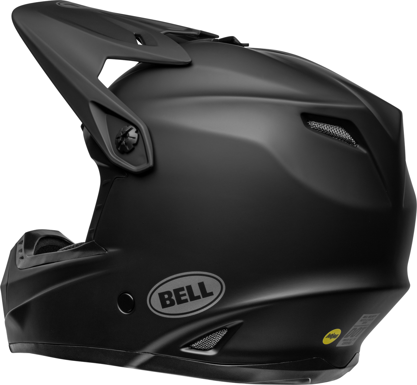 BELL 2024 MOTO-9 MIPS YOUTH SOLID MATTE BLACK HELMET