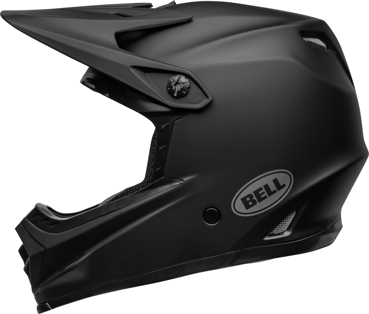 BELL 2024 MOTO-9 MIPS YOUTH SOLID MATTE BLACK HELMET