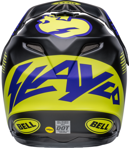 BELL 2024 MOTO-9 MIPS YOUTH SLAYCO MATTE BLACK/HI-VIZ YELLOW HELMET