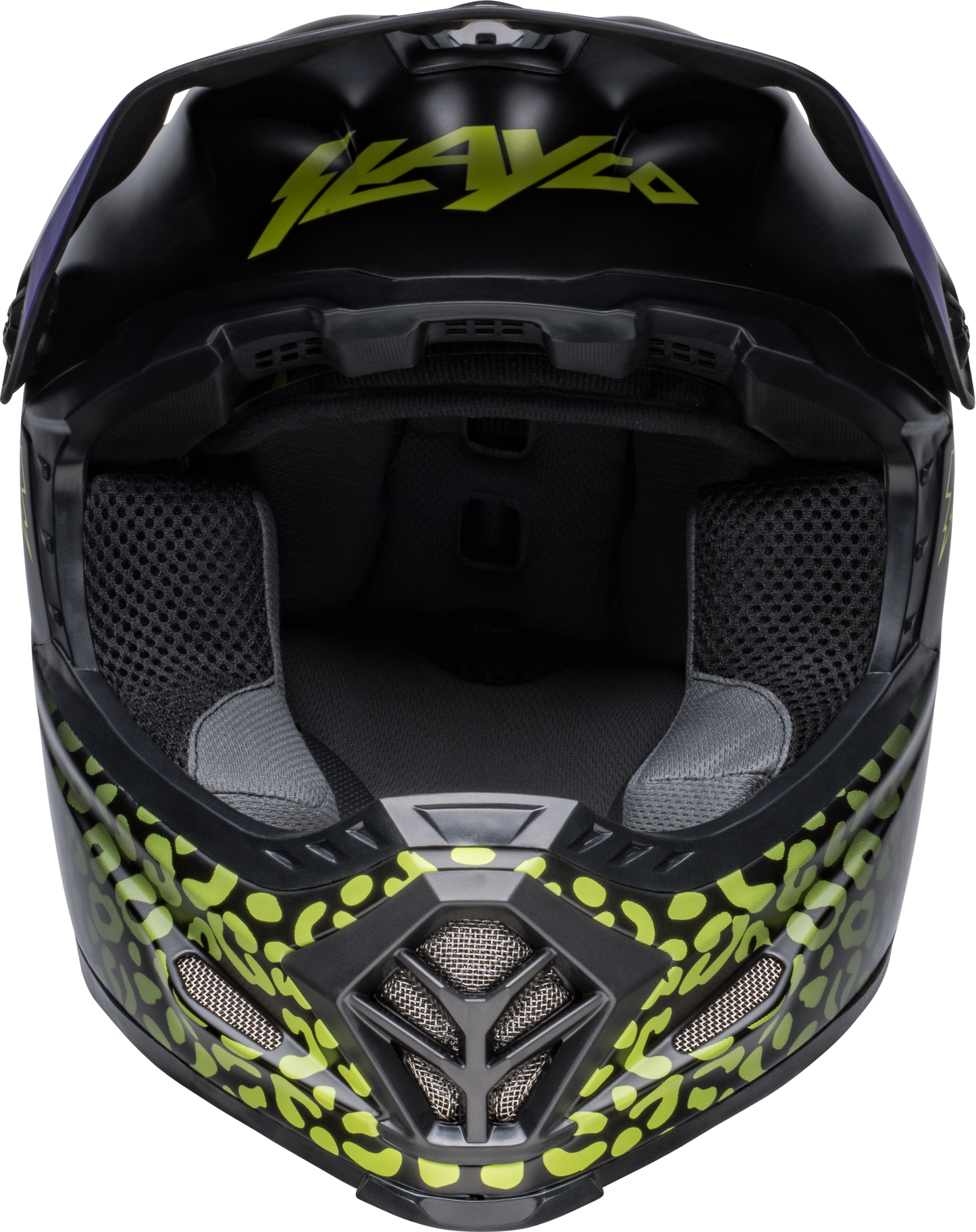 BELL 2024 MOTO-9 MIPS YOUTH SLAYCO MATTE BLACK/HI-VIZ YELLOW HELMET