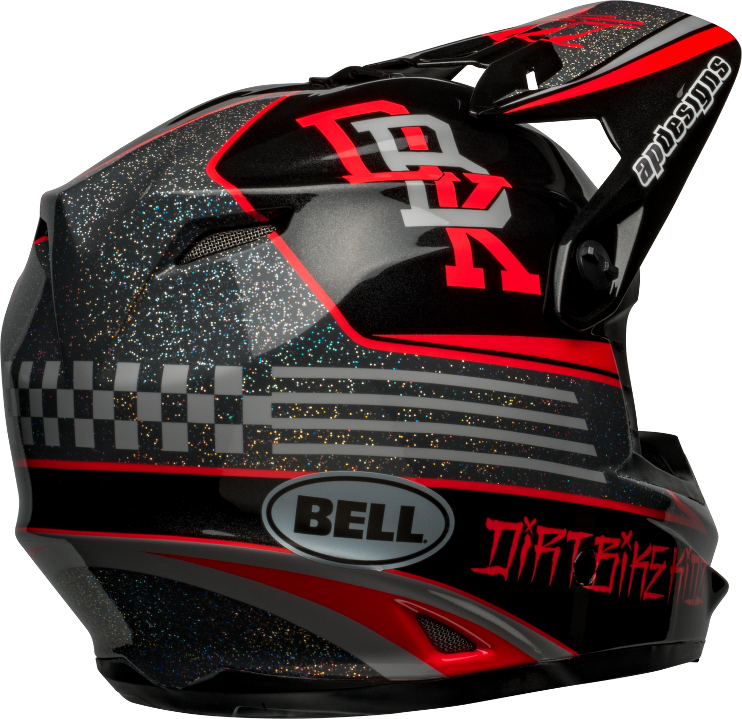 BELL 2024 MOTO-9 MIPS YOUTH TWITCH REPLICA BLACK/GREY HELMET