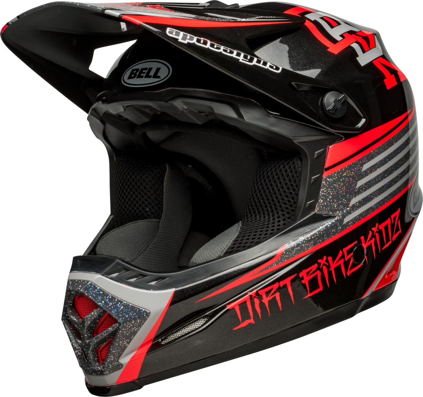 BELL 2024 MOTO-9 MIPS YOUTH TWITCH REPLICA BLACK/GREY HELMET