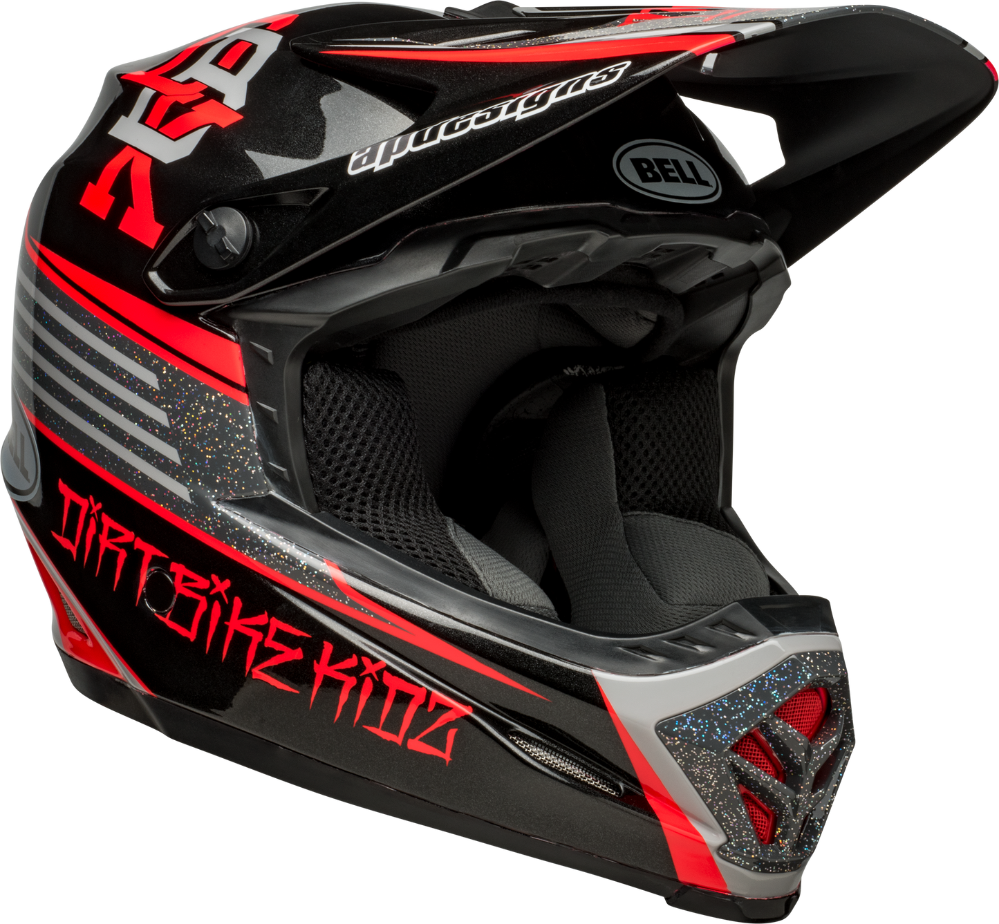 BELL 2024 MOTO-9 MIPS YOUTH TWITCH REPLICA BLACK/GREY HELMET