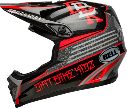 BELL 2024 MOTO-9 MIPS YOUTH TWITCH REPLICA BLACK/GREY HELMET