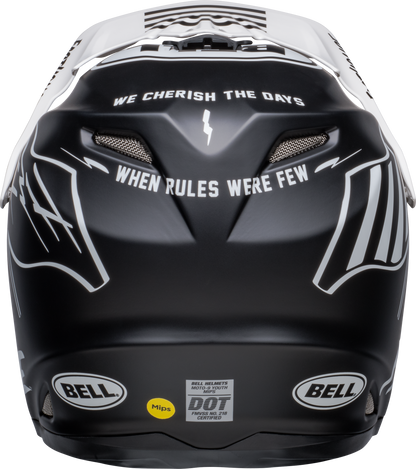 BELL 2024 MOTO-9 MIPS YOUTH FASTHOUSE FLYING COLOURS MATTE BLACK/WHITE HELMET