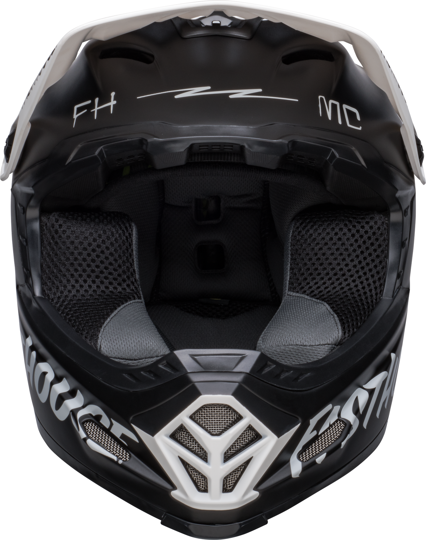 BELL 2024 MOTO-9 MIPS YOUTH FASTHOUSE FLYING COLOURS MATTE BLACK/WHITE HELMET