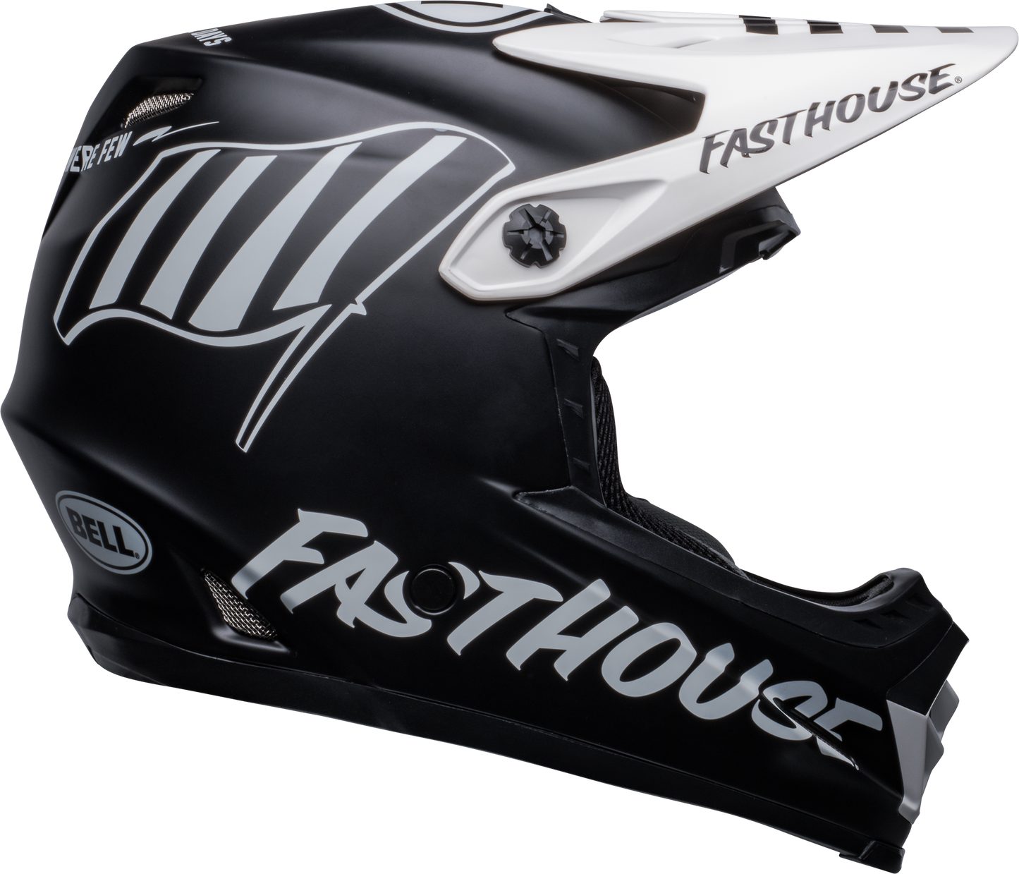 BELL 2024 MOTO-9 MIPS YOUTH FASTHOUSE FLYING COLOURS MATTE BLACK/WHITE HELMET