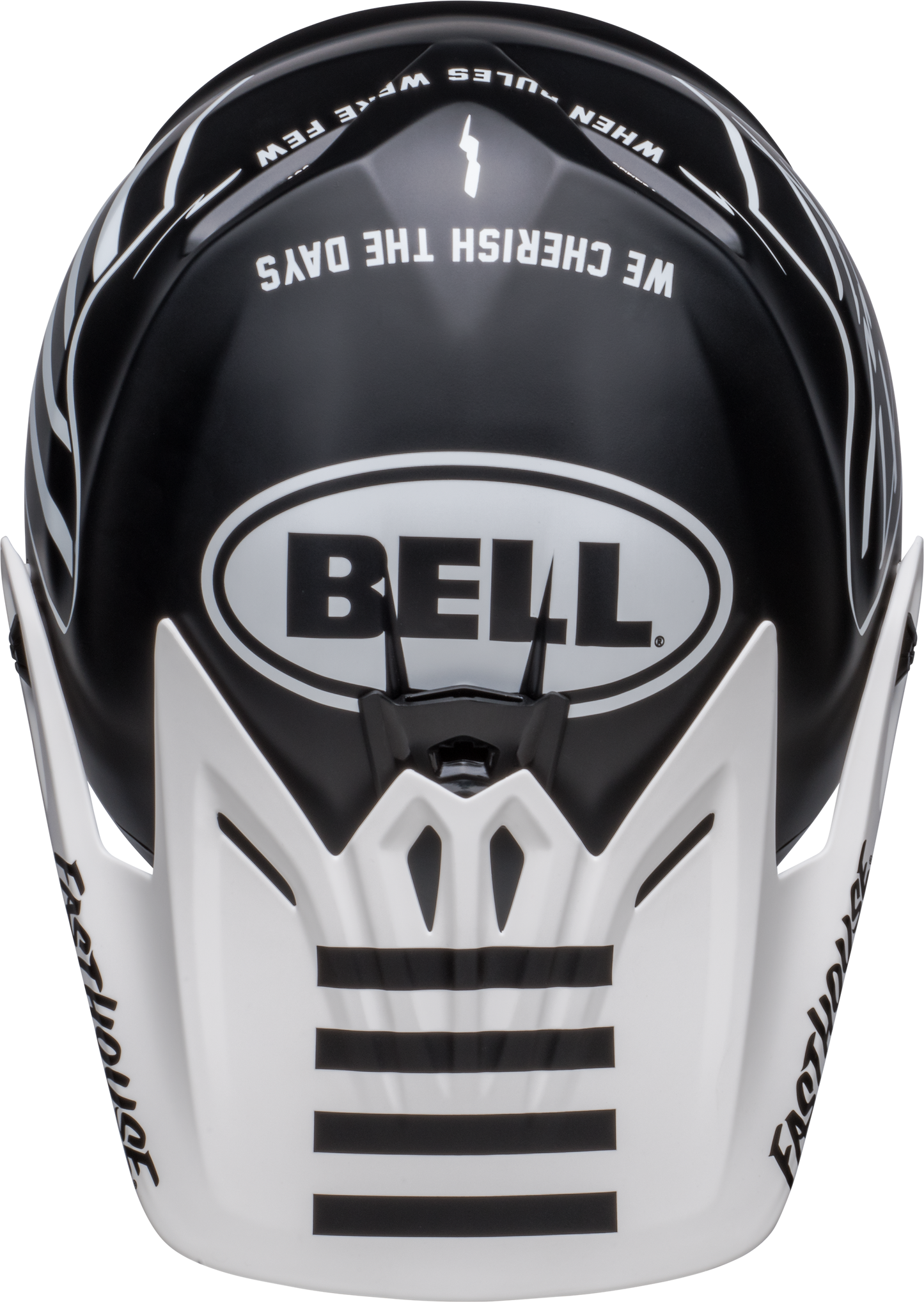 BELL 2024 MOTO-9 MIPS YOUTH FASTHOUSE FLYING COLOURS MATTE BLACK/WHITE HELMET