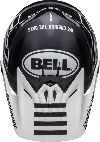 BELL 2024 MOTO-9 MIPS YOUTH FASTHOUSE FLYING COLOURS MATTE BLACK/WHITE HELMET