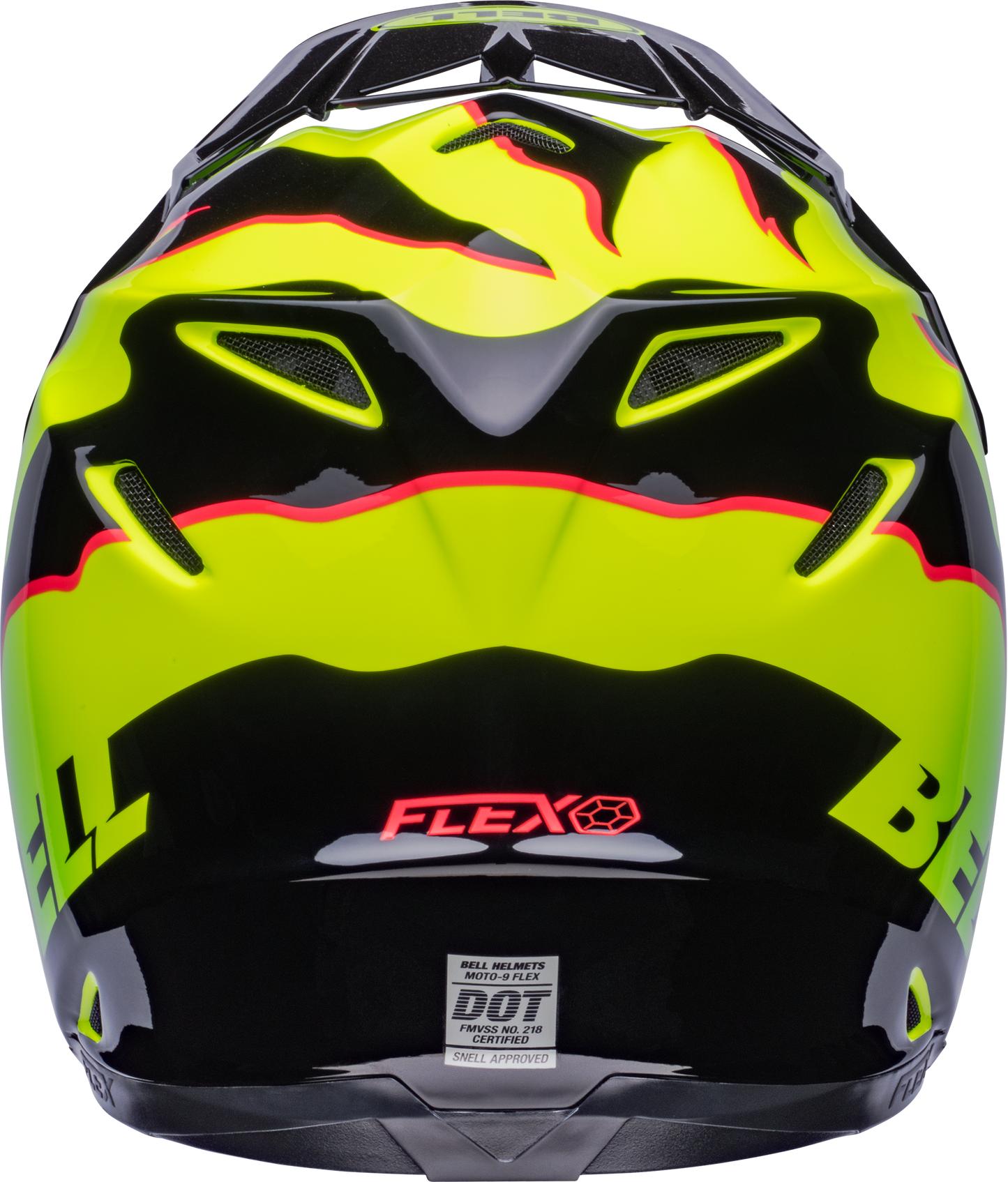 BELL MOTO-9S FLEX CLAW BLACK/GREEN HELMET