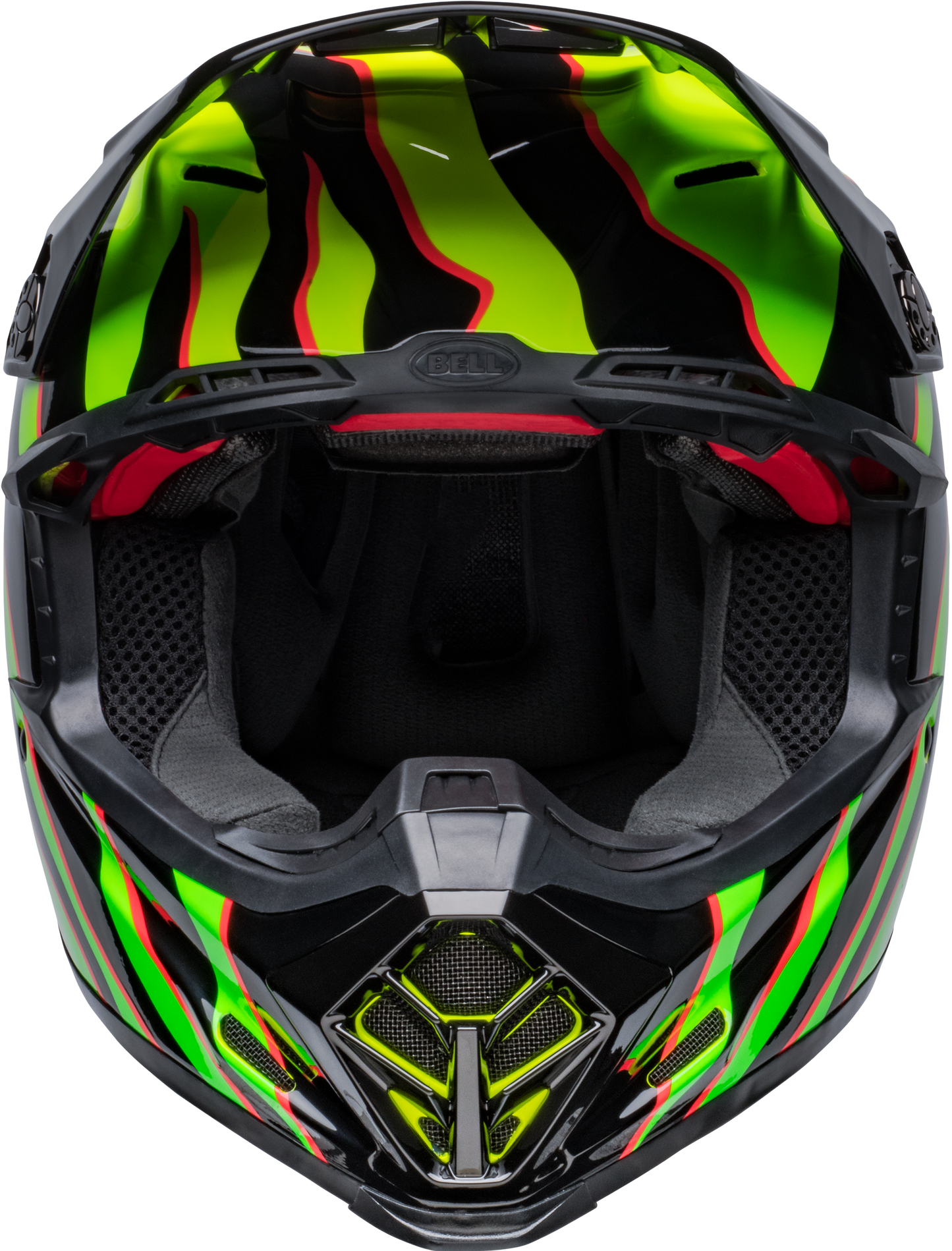 BELL MOTO-9S FLEX CLAW BLACK/GREEN HELMET