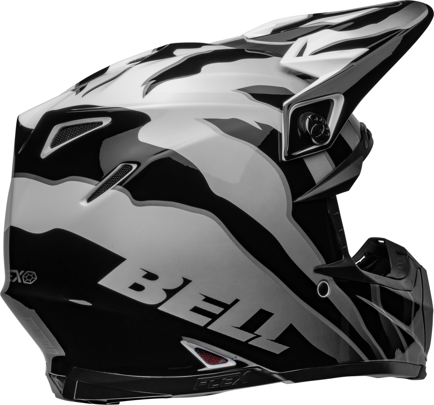 BELL 2024 MOTO-9S FLEX CLAW BLACK/WHITE HELMET