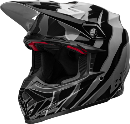 BELL 2024 MOTO-9S FLEX CLAW BLACK/WHITE HELMET