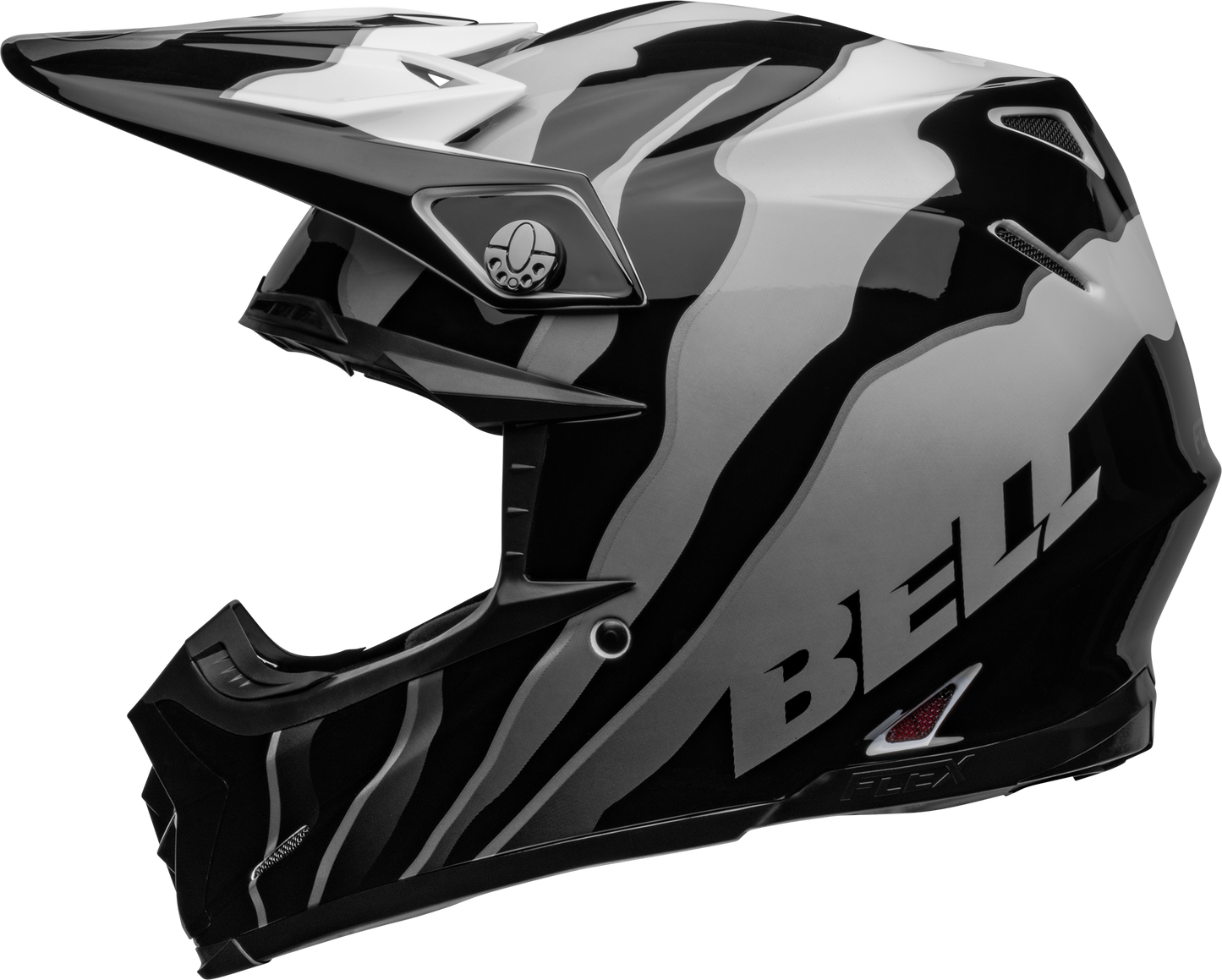 BELL 2024 MOTO-9S FLEX CLAW BLACK/WHITE HELMET