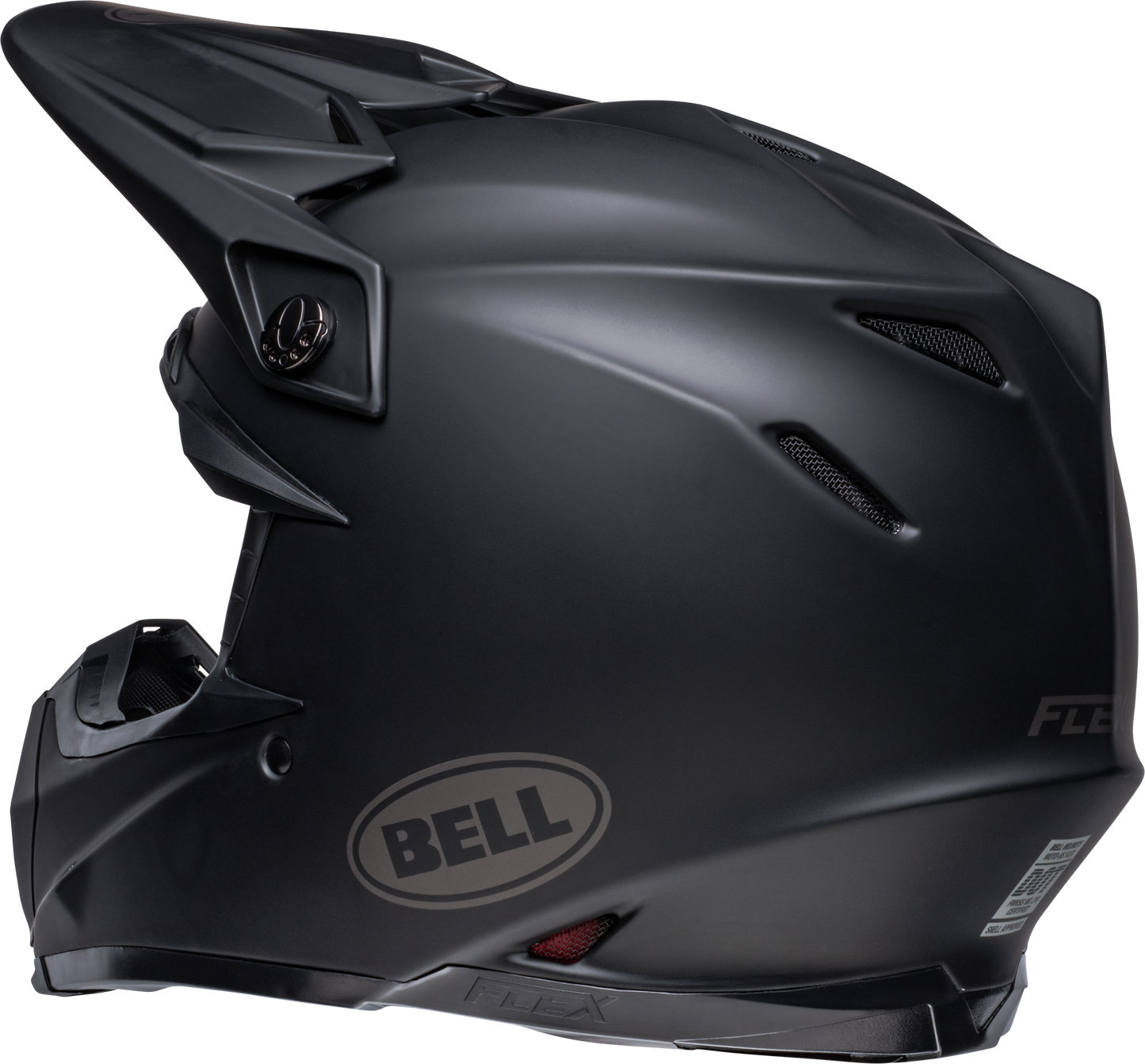 BELL 2024 MOTO-9S FLEX SOLID MATTE BLACK HELMET