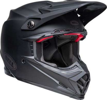 BELL 2024 MOTO-9S FLEX SOLID MATTE BLACK HELMET