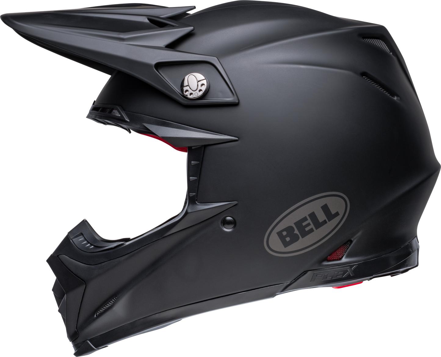 BELL 2024 MOTO-9S FLEX SOLID MATTE BLACK HELMET