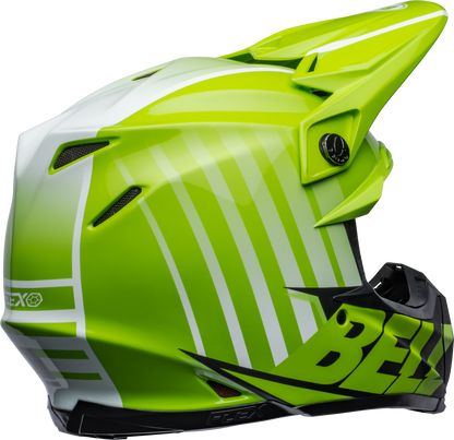 BELL MOTO-9S FLEX SPRINT MATTE/GLOSS GREEN/BLACK HELMET