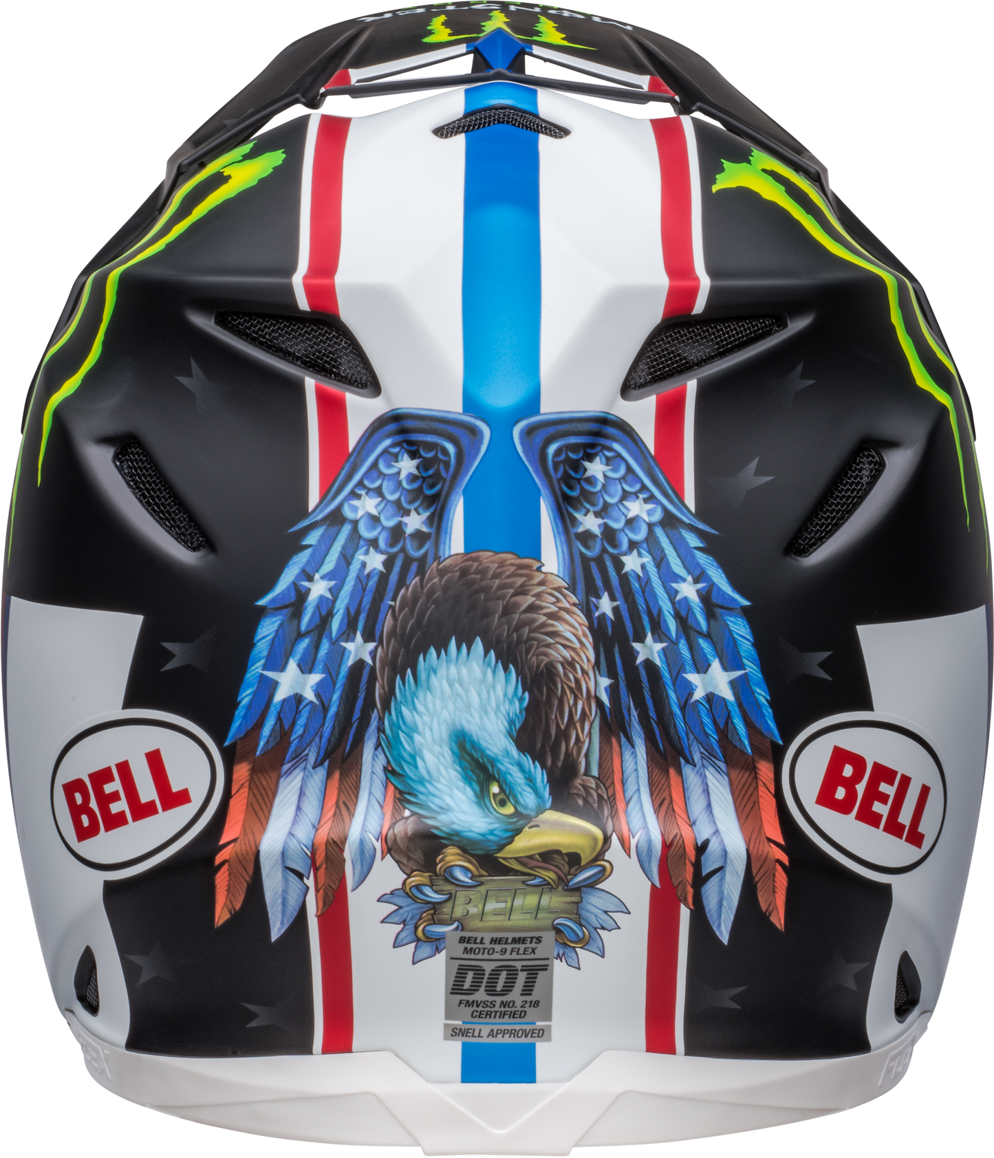 BELL 2024 MOTO-9S FLEX TOMAC REP 22 MATTE BLACK/WHITE HELMET