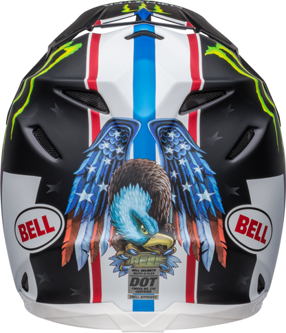 BELL 2024 MOTO-9S FLEX TOMAC REP 22 MATTE BLACK/WHITE HELMET