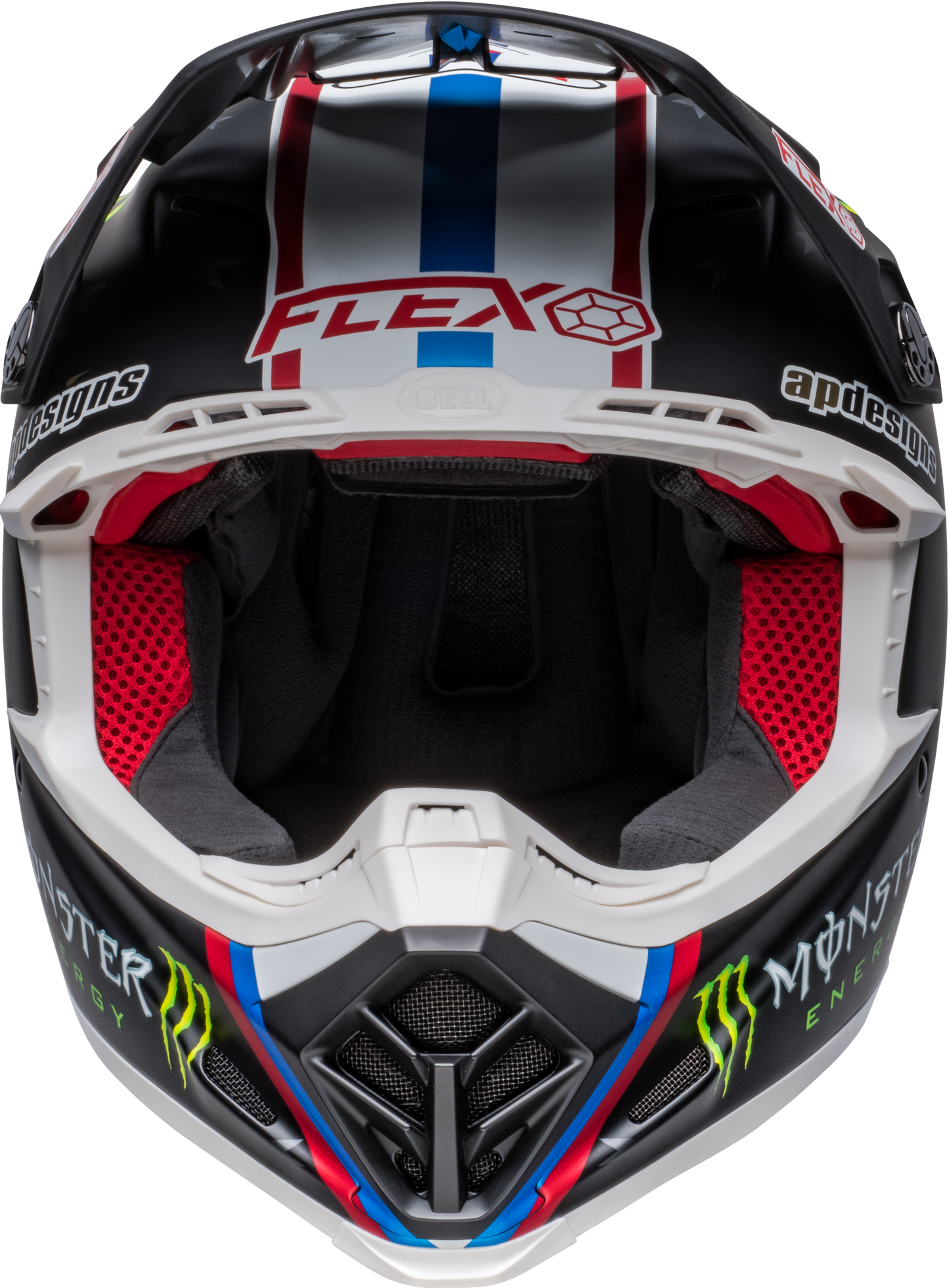 BELL 2024 MOTO-9S FLEX TOMAC REP 22 MATTE BLACK/WHITE HELMET