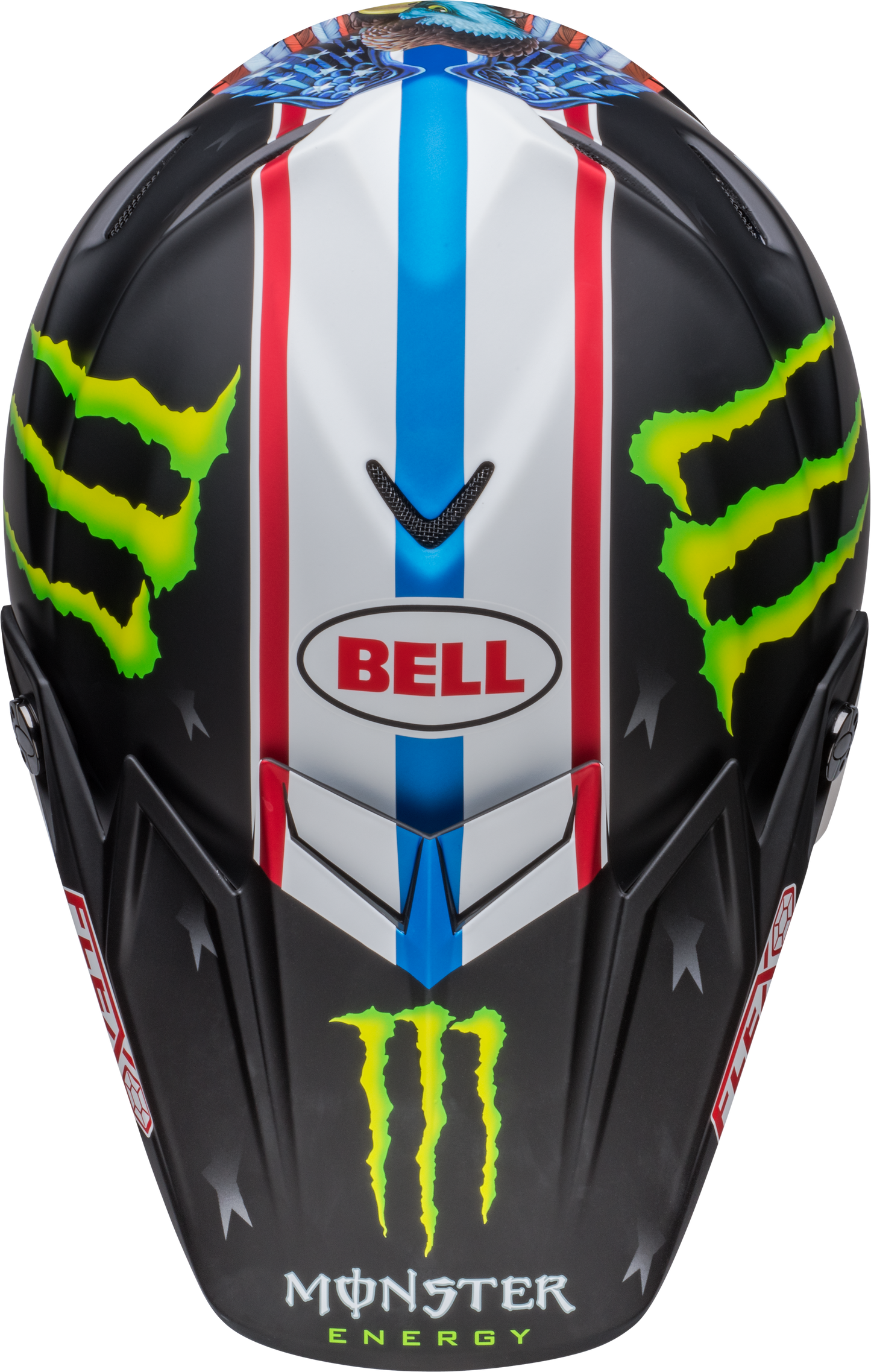 BELL 2024 MOTO-9S FLEX TOMAC REP 22 MATTE BLACK/WHITE HELMET