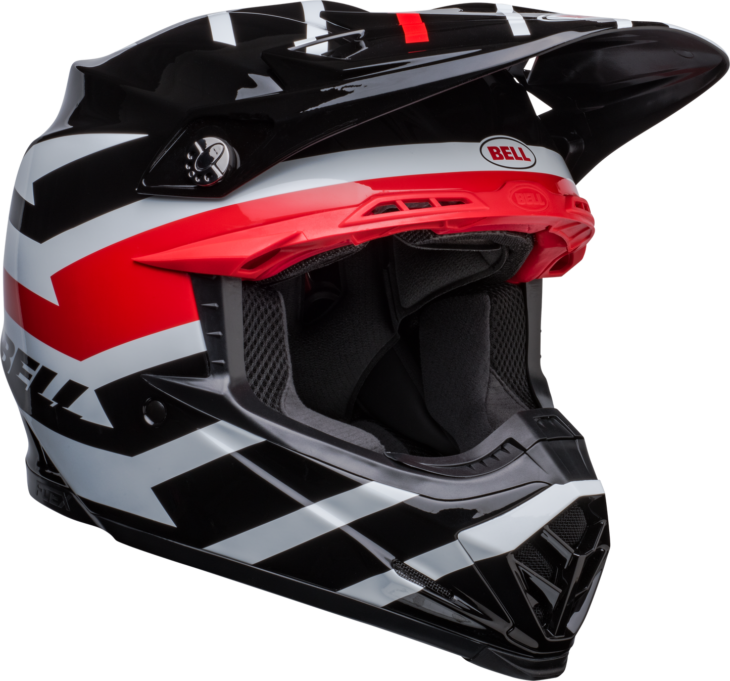 BELL 2024 MOTO-9S FLEX BANSHEE BLACK/RED HELMET