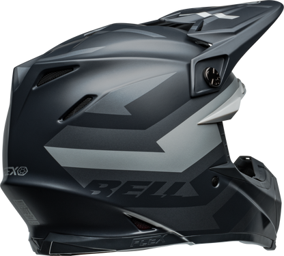 BELL 2024 MOTO-9S FLEX BANSHEE SATIN BLACK/SILVER HELMET