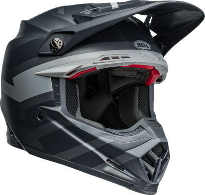 BELL 2024 MOTO-9S FLEX BANSHEE SATIN BLACK/SILVER HELMET