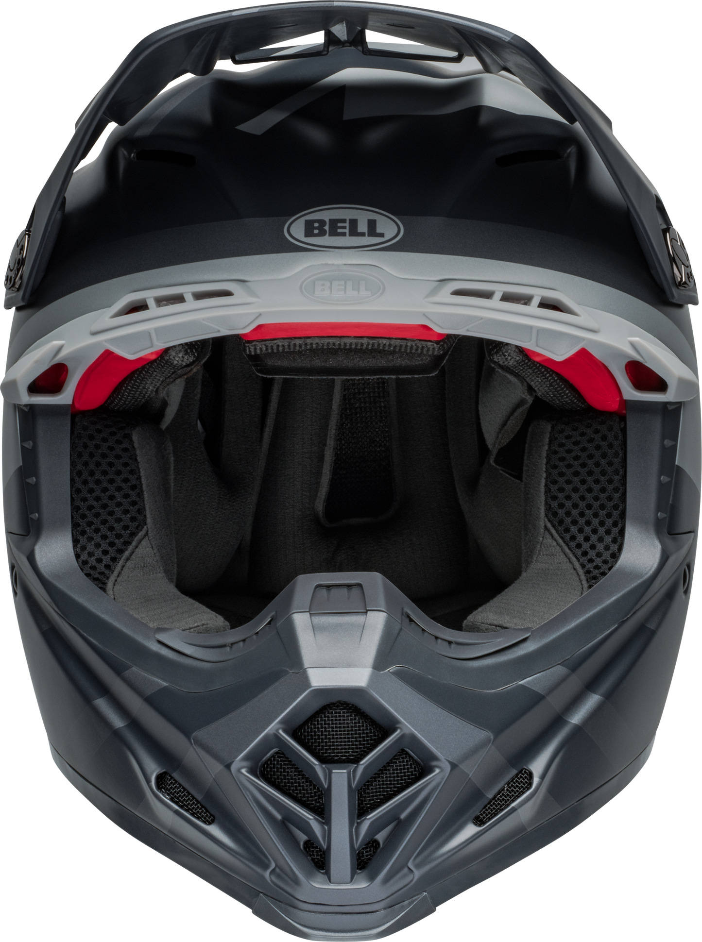 BELL 2024 MOTO-9S FLEX BANSHEE SATIN BLACK/SILVER HELMET