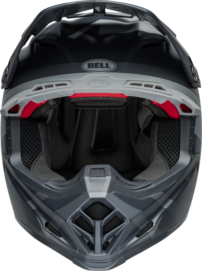 BELL 2024 MOTO-9S FLEX BANSHEE SATIN BLACK/SILVER HELMET