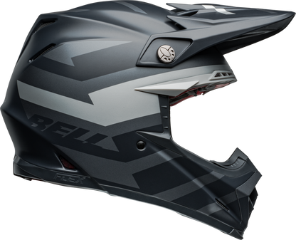 BELL 2024 MOTO-9S FLEX BANSHEE SATIN BLACK/SILVER HELMET