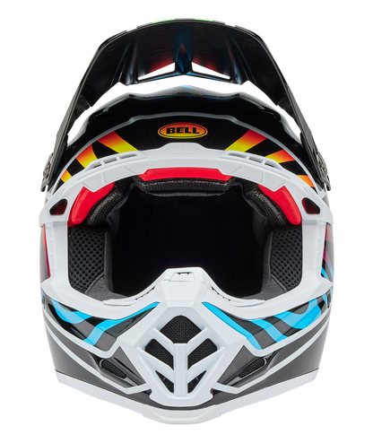 BELL 2025 MOTO-9S FLEX DRIFT BLACK/MULTICOLOUR HELMET