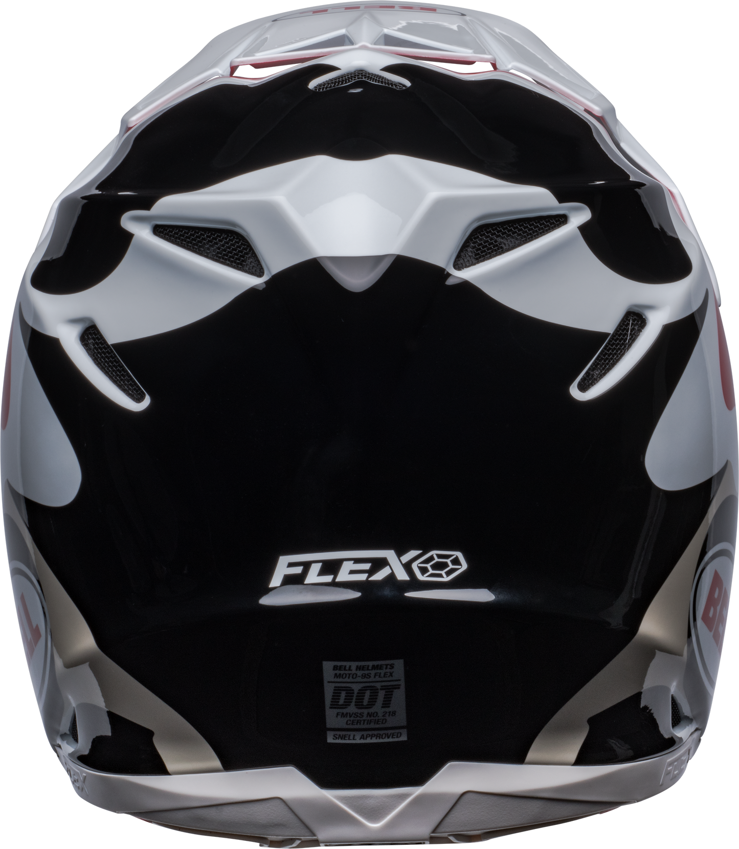 BELL 2024 MOTO-9S FLEX HELLO COUSTEAU REEF MATTE/GLOSS WHITE/RED HELMET